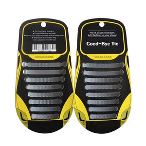 SILICONE ELASTIC NO-TIE SHOELACES