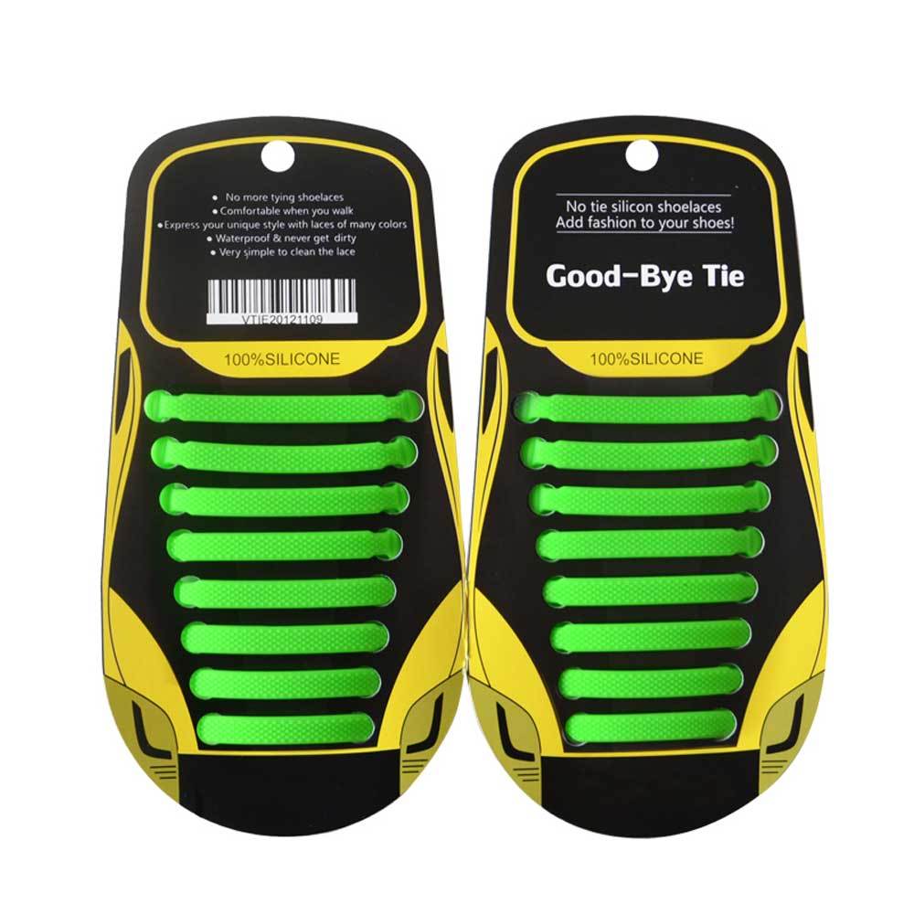 SILICONE ELASTIC NO-TIE SHOELACES