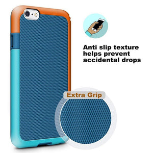 Slim Candy Color Shockproof iPhone Case