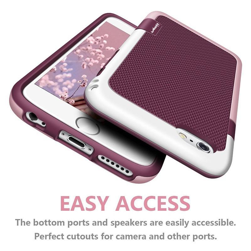 Slim Candy Color Shockproof iPhone Case