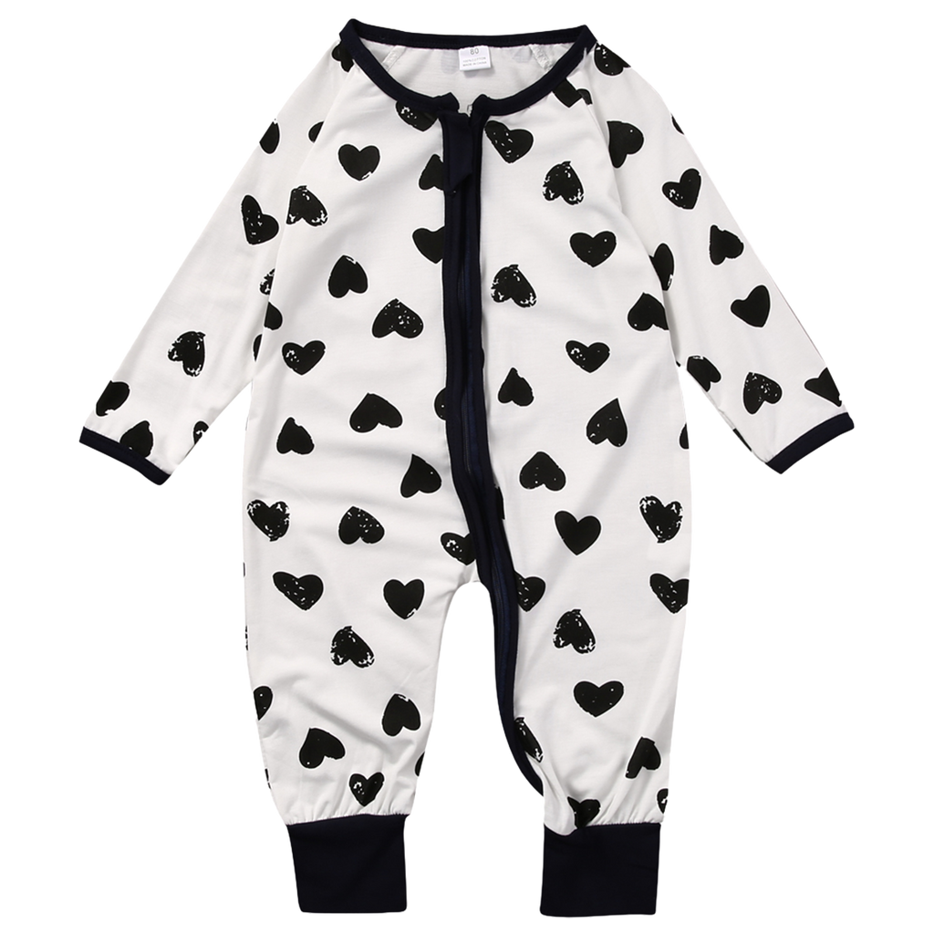 Dot Heart Romper