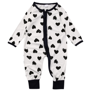 Dot Heart Romper