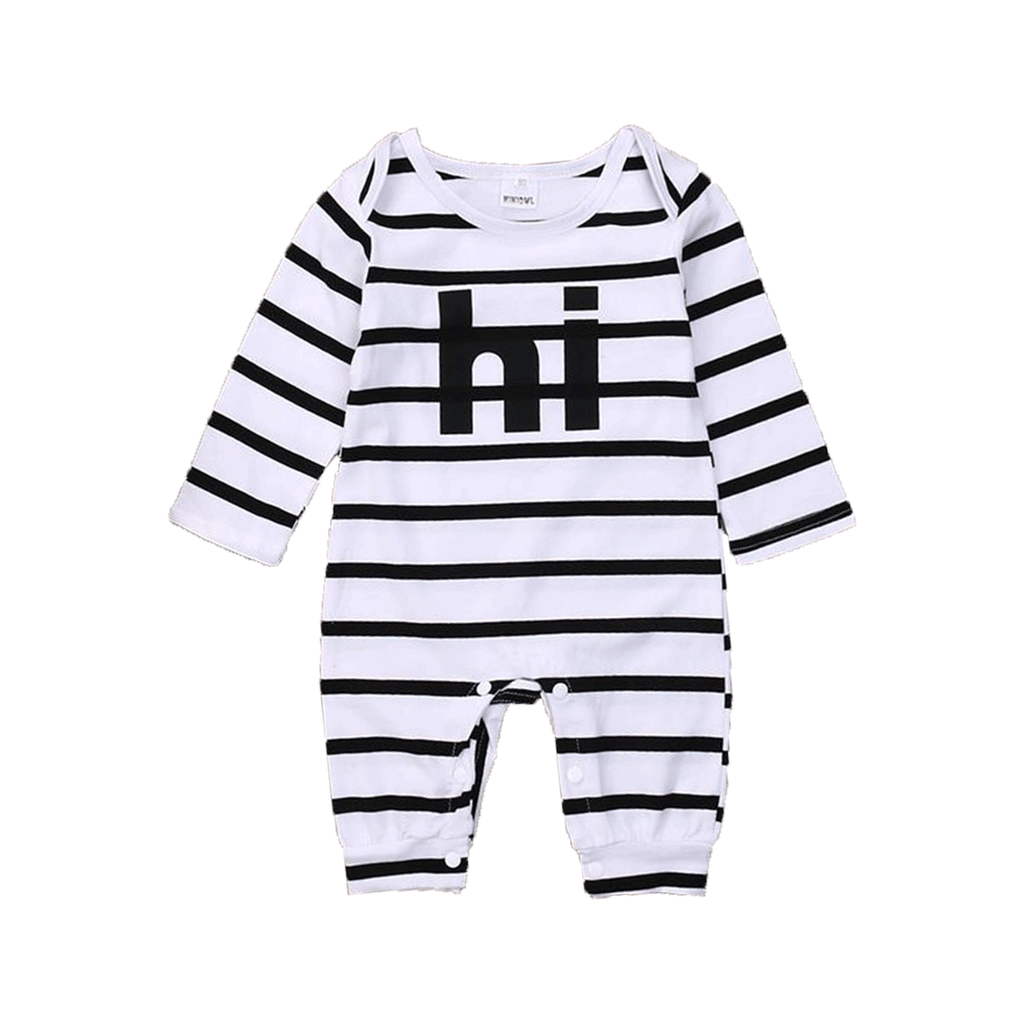 Hi Striped Baby Jumpsuit