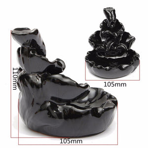 Cascading Pools Backflow Incense Burner