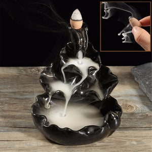 Cascading Pools Backflow Incense Burner