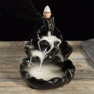 Cascading Pools Backflow Incense Burner
