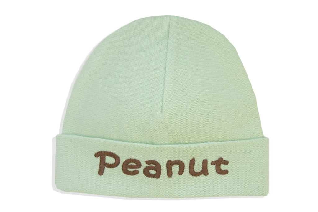 EMBROIDERED HAT PEANUT Green