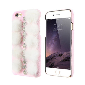 Plush Furry Diamond iPhone Case