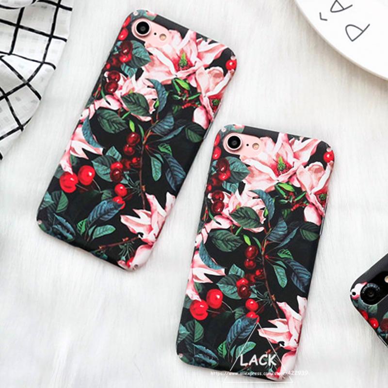 Luxury Flowers Floral Plastic Case iPhone 6, iPhone 7 plus