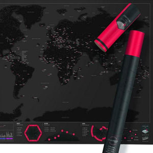 'CREATIVE CAPITALS' GLOBETROTTER MAP
