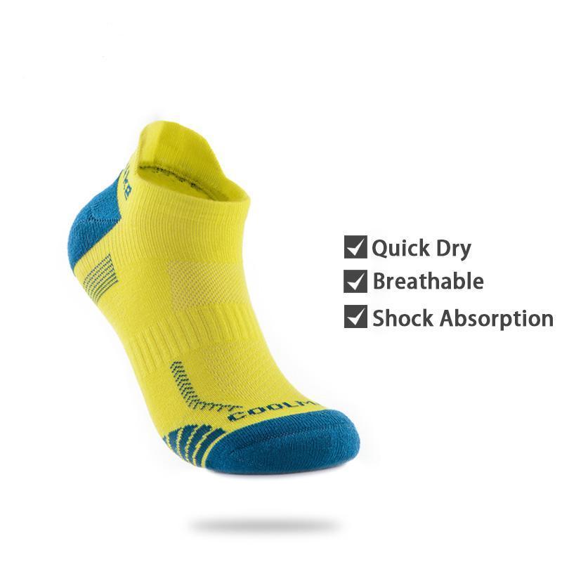 2 Pair/ lot Running Socks Quick Dry Shockproof, Breathable