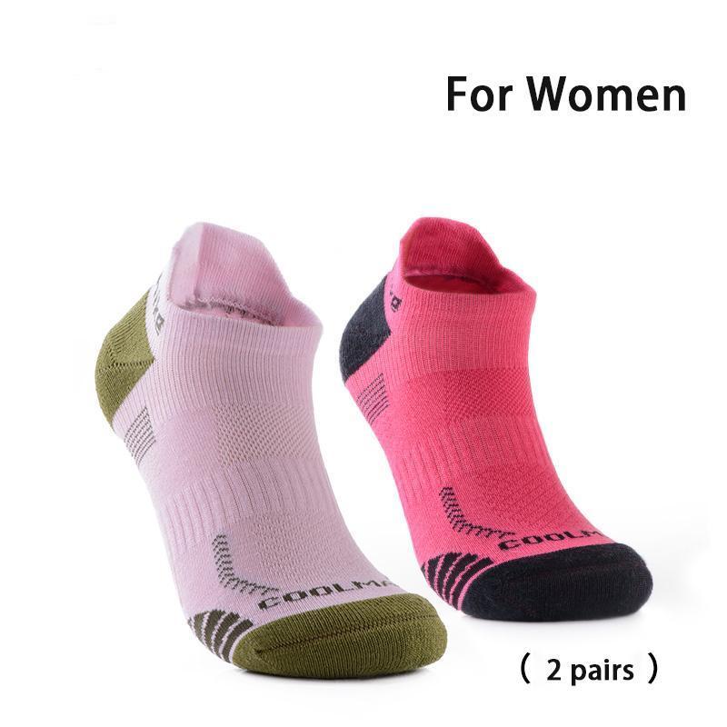 2 Pair/ lot Running Socks Quick Dry Shockproof, Breathable