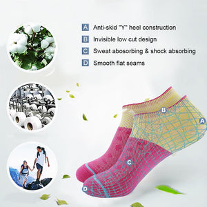 New 3 Pairs Women'S Breathable Cotton Low Cut