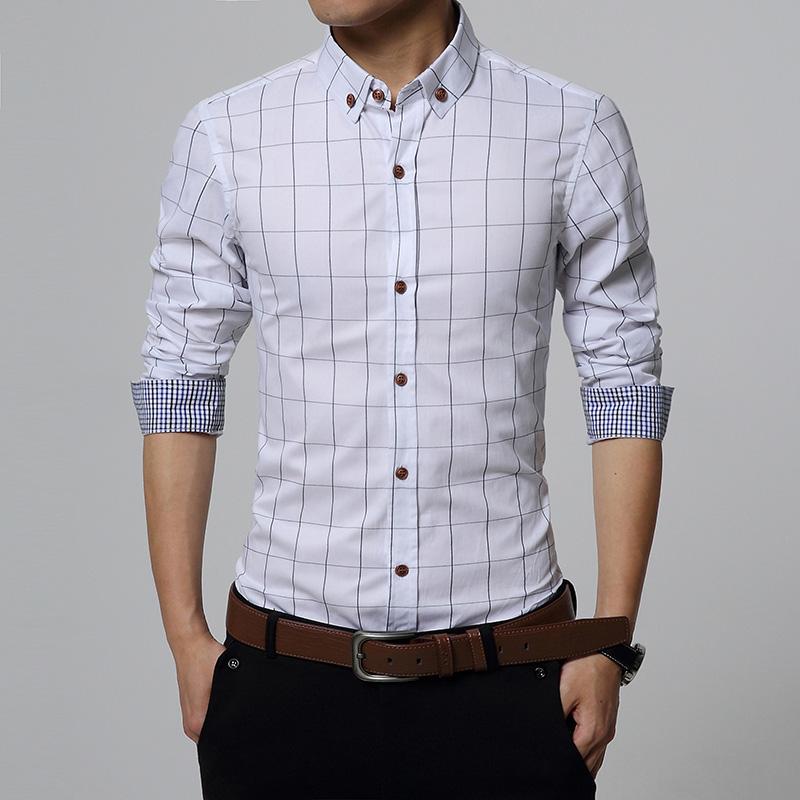 Slim Fit Men Long Sleeve Shirt