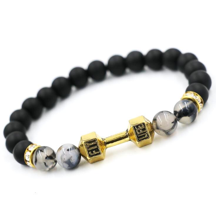 Barbell Charm Bracelet