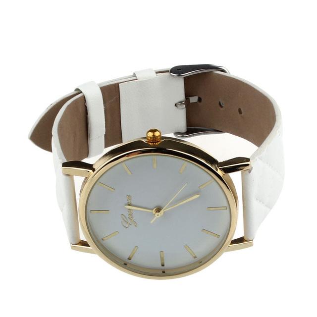 Leather Quartz Wrist watch