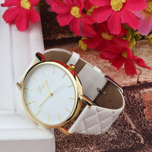Leather Quartz Wrist watch