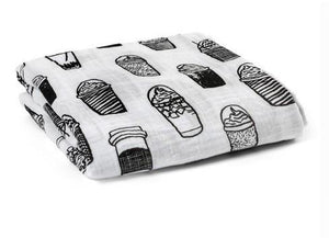Black & White Swaddle Blanket