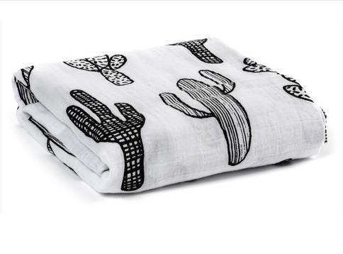 Black & White Swaddle Blanket
