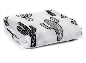 Black & White Swaddle Blanket