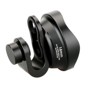 Professional 16mm Super 4K Wide Angle Cell Phone lens HD No Distortion for iPhone 8 7 6 plus Huawei Mobile for iPad Tablet PC
