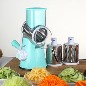Round Mandoline Stainless Steel Vegetable Slicer