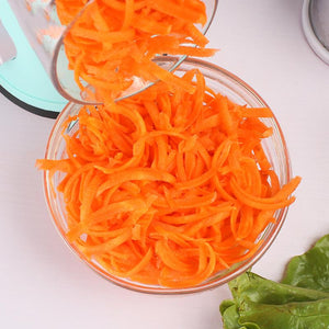 Round Mandoline Stainless Steel Vegetable Slicer