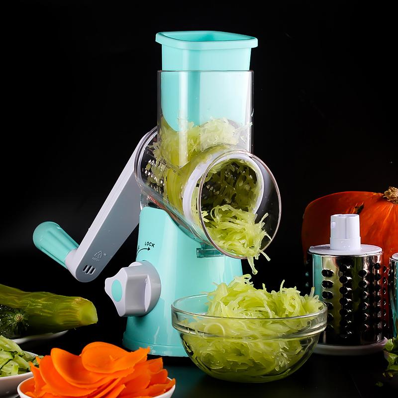 Round Mandoline Stainless Steel Vegetable Slicer