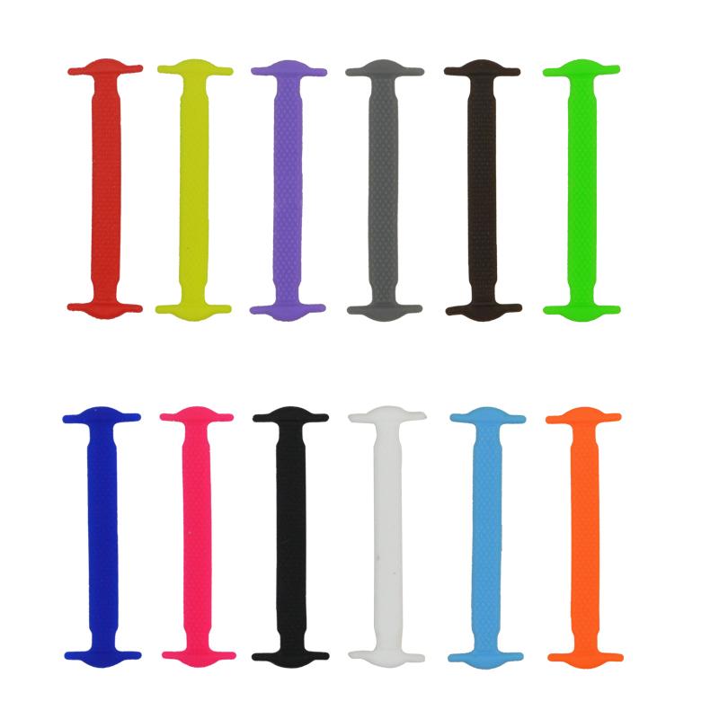 SILICONE ELASTIC NO-TIE SHOELACES