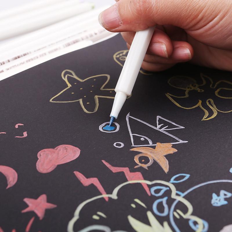 Metallic Brush Pen Set - 10 Piece Set