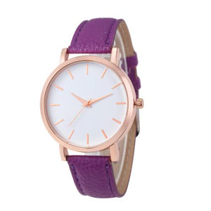 Womens Rose Gold Classic Face Watch