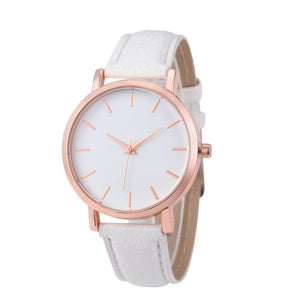 Womens Rose Gold Classic Face Watch