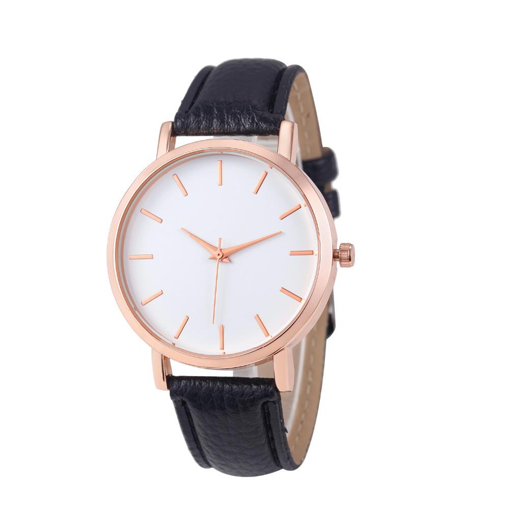 Womens Rose Gold Classic Face Watch