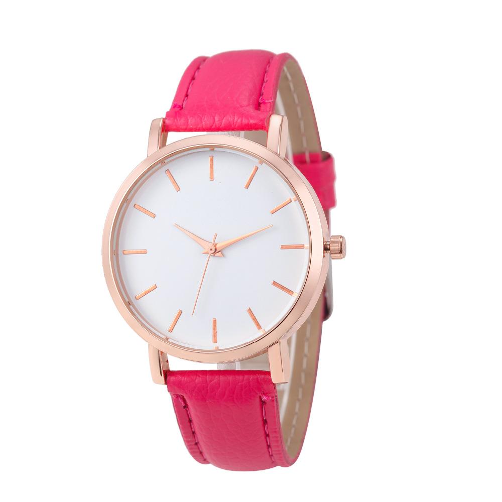 Womens Rose Gold Classic Face Watch
