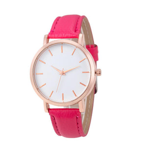 Womens Rose Gold Classic Face Watch