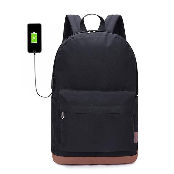 Canvas Backpack Gray