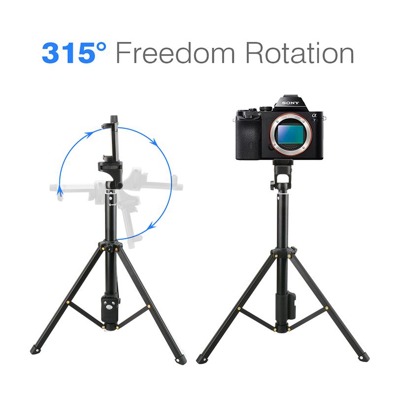 Ulanzi 54 inch 3 in 1 Yunteng Selfie Stick Tripod Stand Super Lightweight Mini Bluetooth Remote Monopod For Iphone7 6 Samsung
