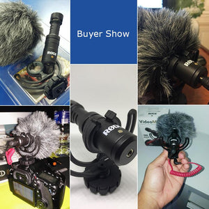Ulanzi Original Rode VideoMicro On-Camera Microphone for Canon Nikon Lumix Sony Smartphones Free Windsheild Muff/Adapter Cable