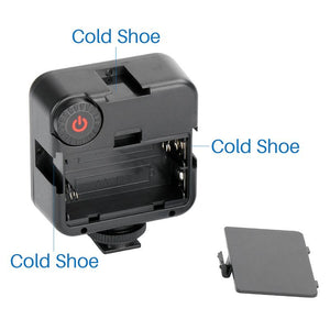 Ulanzi Pocket Mini Camera LED Video Light 6000K Photographic Night Fill led Lighting w 3 Hot Shoe Mounts for Nikon Canon DSLR DV