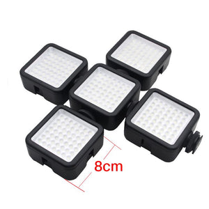 Ulanzi Pocket Mini Camera LED Video Light 6000K Photographic Night Fill led Lighting w 3 Hot Shoe Mounts for Nikon Canon DSLR DV