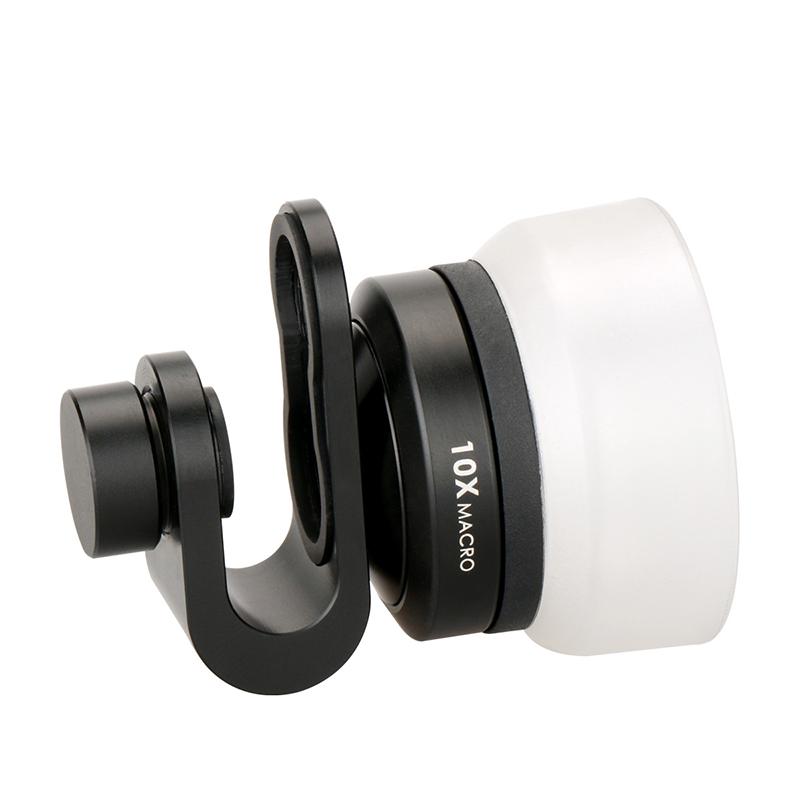 Ulanzi Professional 10x Macro Lens Universal Aluminum Clip-on Cell Phone Camera Lens for iPad iPhone X 8 7 6s Plus Smartphone