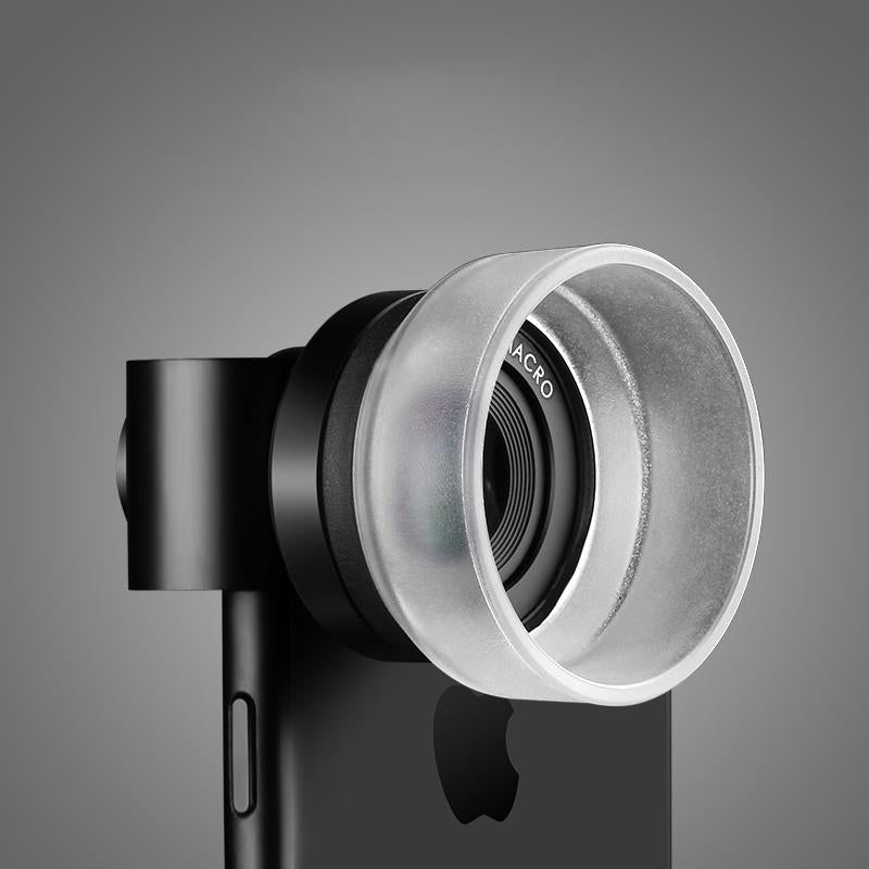 Ulanzi Professional 10x Macro Lens Universal Aluminum Clip-on Cell Phone Camera Lens for iPad iPhone X 8 7 6s Plus Smartphone