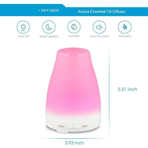 Ultrasonic Humidifier Aromatherapy Oil Diffuser Cool Mist