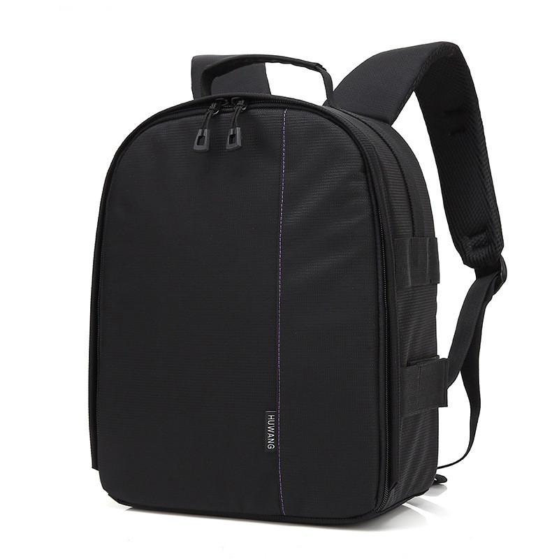 Upgrade Waterproof multi-functional Digital DSLR Camera Video Bag w/ Rain Cover Small SLR Camera Bag PE Padded for Photographer