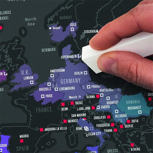 'CREATIVE CAPITALS' GLOBETROTTER MAP
