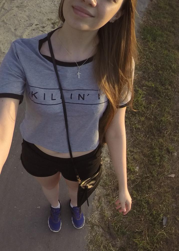 ZSIIBO BTS Killin It Fashion Women T shirt Tops Harajuku Tee White Black Short Sleeve tshirts Casual Night Club Clothing