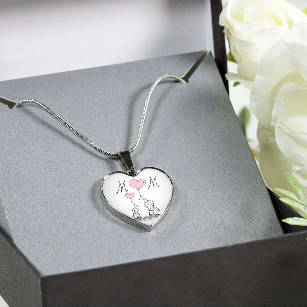 Mom Heart Necklace