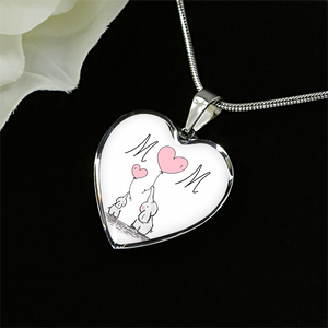 Mom Heart Necklace