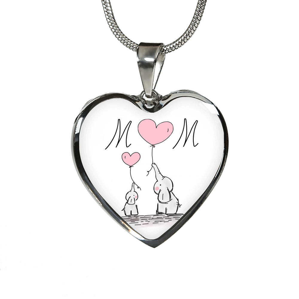Mom Heart Necklace