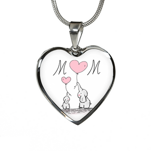 Mom Heart Necklace